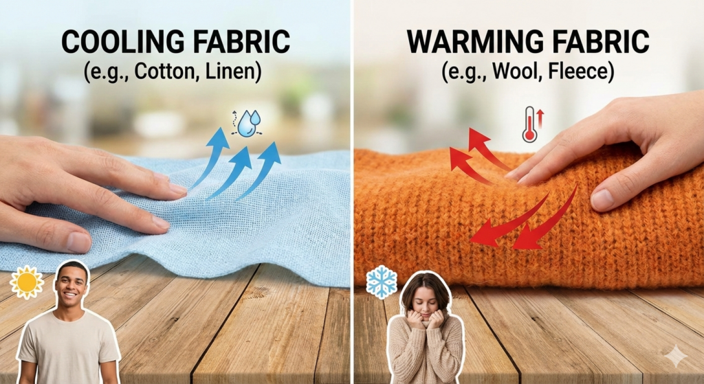 How Fabric Choices Affect Body Temperature Regulation