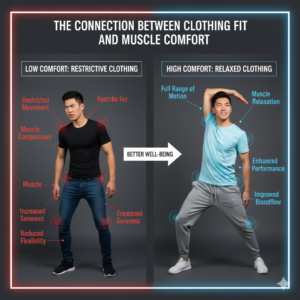 The Connection Between Clothing Fit and Muscle Comfort