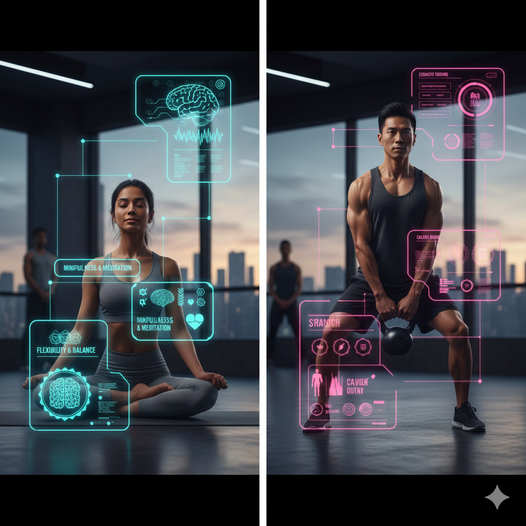 Mindfulness-Based Fitness Programs: Combining Yoga and Strength Training