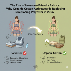 The Rise of Hormone-Friendly Fabrics: Why Organic Cotton Activewear is Replacing Polyester in 2026