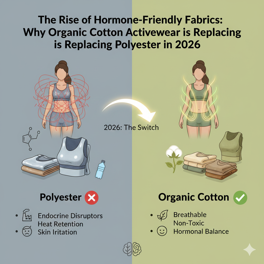 The Rise of Hormone-Friendly Fabrics: Why Organic Cotton Activewear is Replacing Polyester in 2026