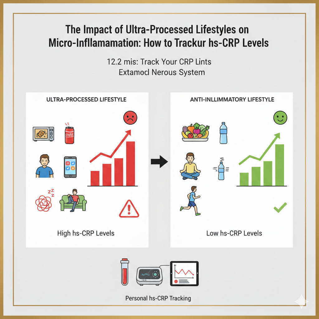 The Impact of Ultra-Processed Lifestyles on Micro-Inflammation: How to Track Your hs-CRP Levels