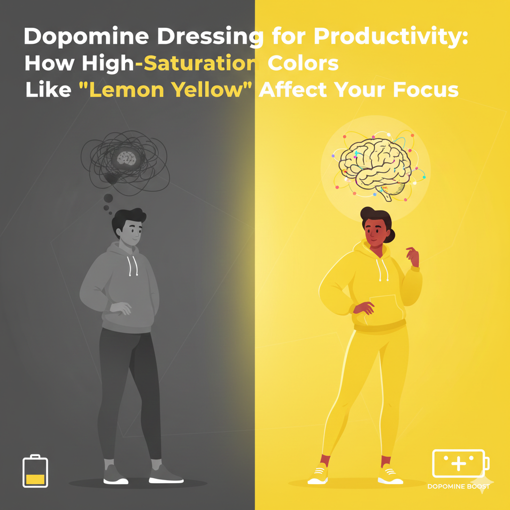 Dopamine Dressing for Productivity: How High-Saturation Colors Like "Lemon Yellow" Affect Your Focus