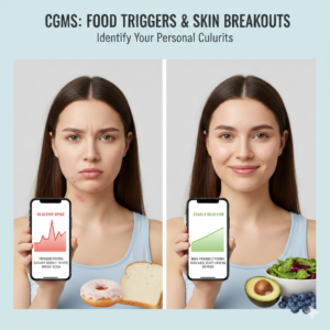 How to Use "Continuous Glucose Monitors" (CGMs) to Identify Which Foods Trigger Your Skin Breakouts