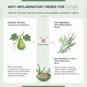 Anti-Inflammatory Herbs for 2026: The Rise of Chayote and Sea Vegetables in Modern Longevity Diets