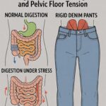 The Physiology of “Hard Pants”: How Rigid Denim Affects Digestion and Pelvic Floor Tension